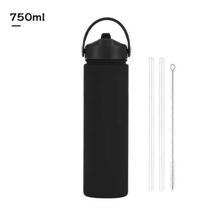 Insulated Stainless Steel Water Bottle with Straw