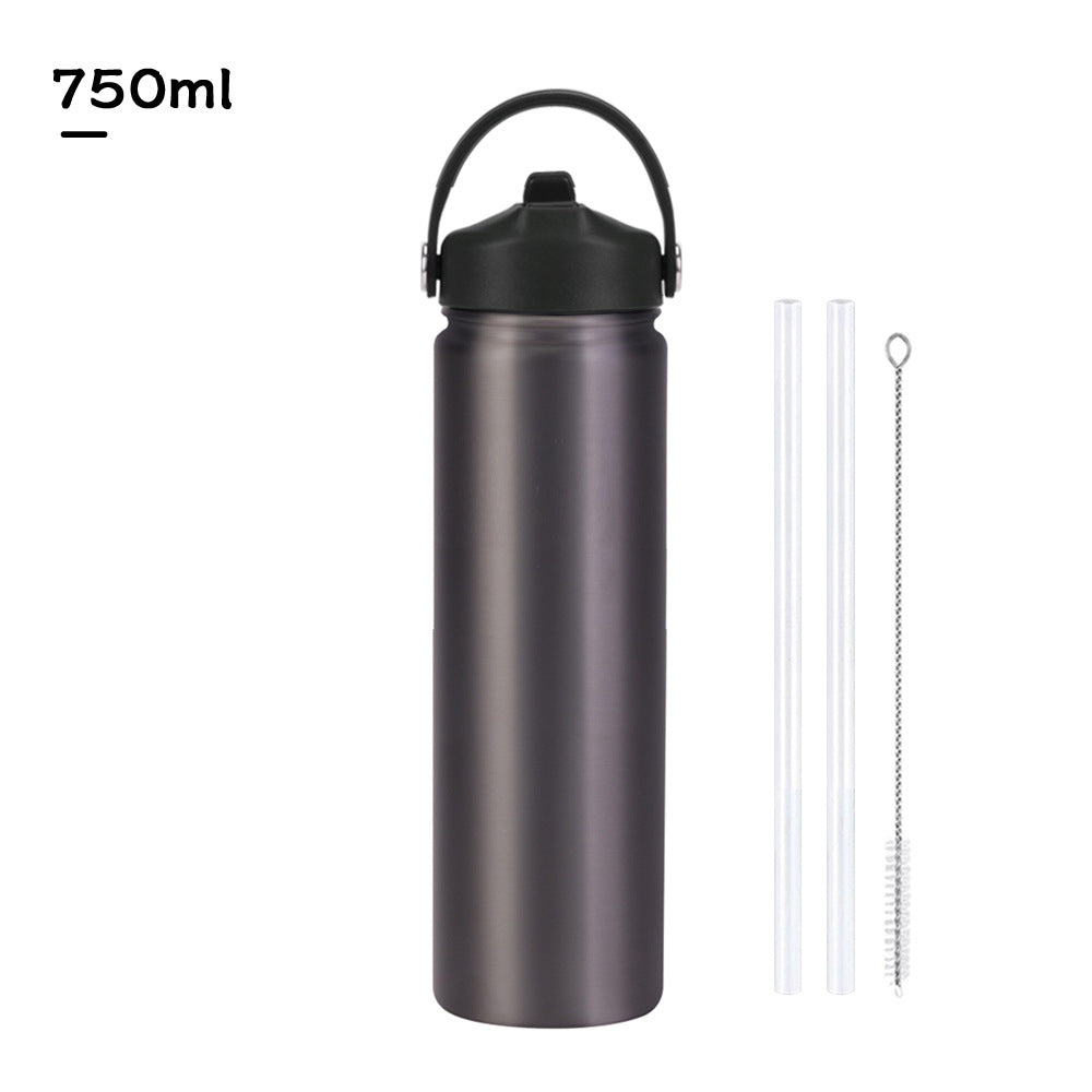 Insulated Stainless Steel Water Bottle with Straw